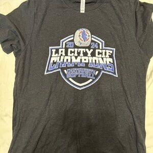 Black LA City CIF Champions Tee